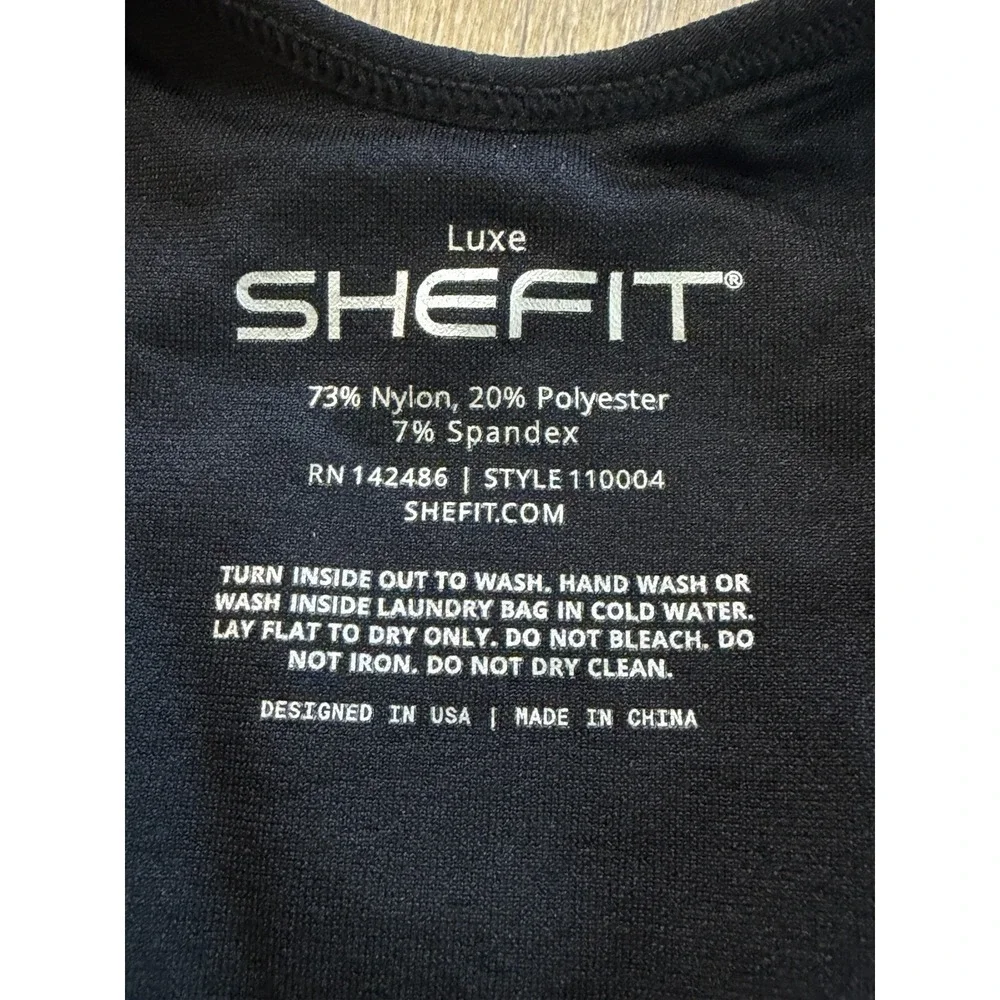 Shefit‎ Lounge Sports Bra Luxe Zip Front High Impact Padded